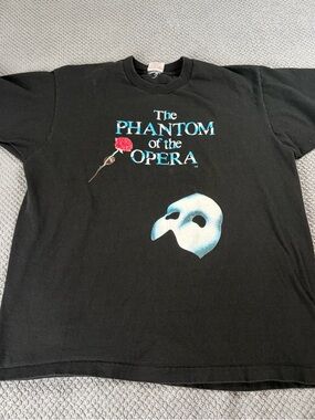 Vintage The Phantom of the Opera tee large single stitch